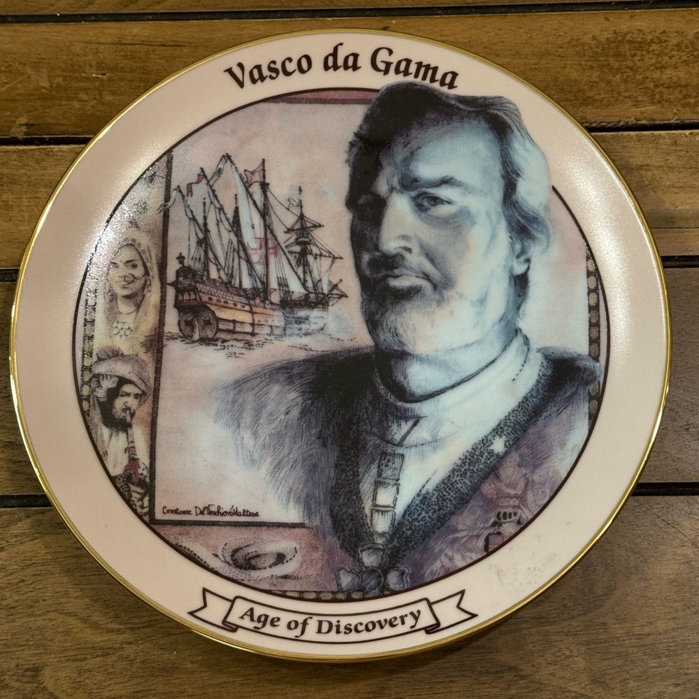 Age of Discovery Collector Plate Collection “Vasco da Gama”